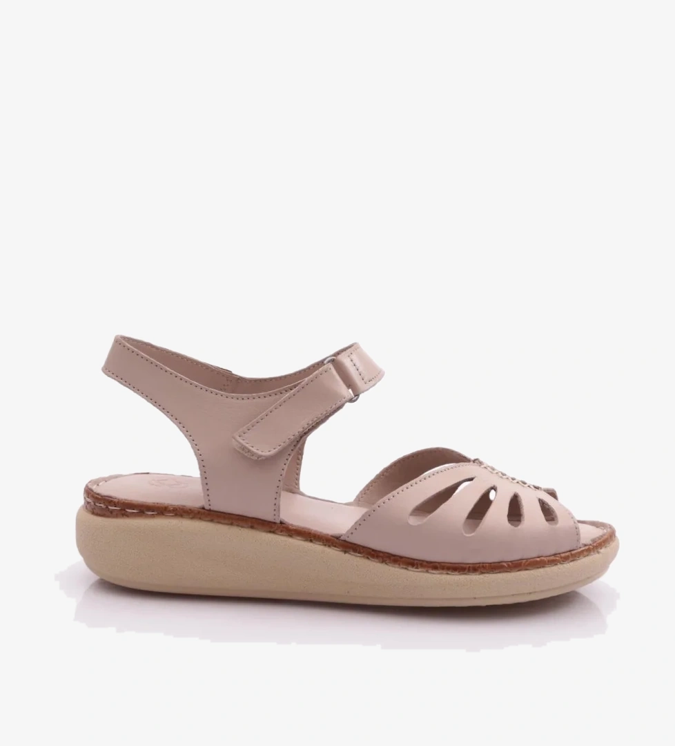 210 Kadin Bilekten Bağlama Cirtli Sandalet