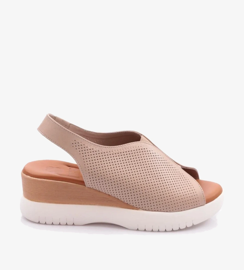 2521405 Kadin Kalin Taban Sandalet