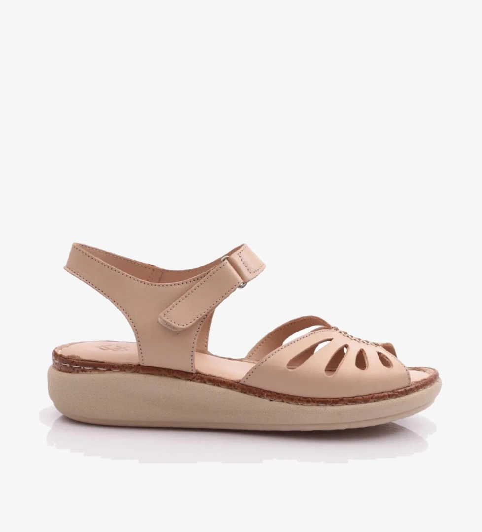 210 Kadin Bilekten Bağlama Cirtli Sandalet