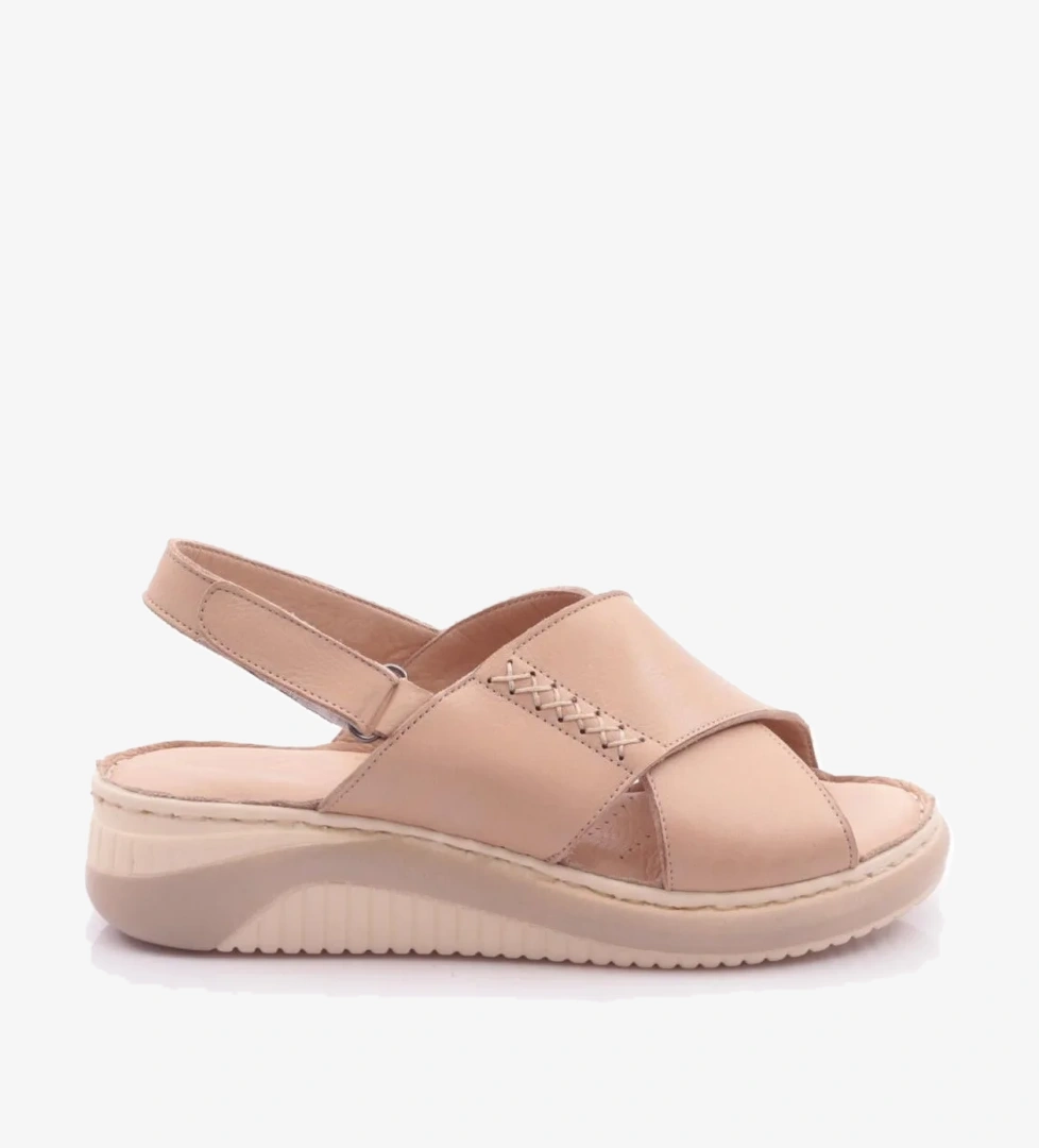 083 Kadin Çapraz Bantli Sandalet - Görsel 1