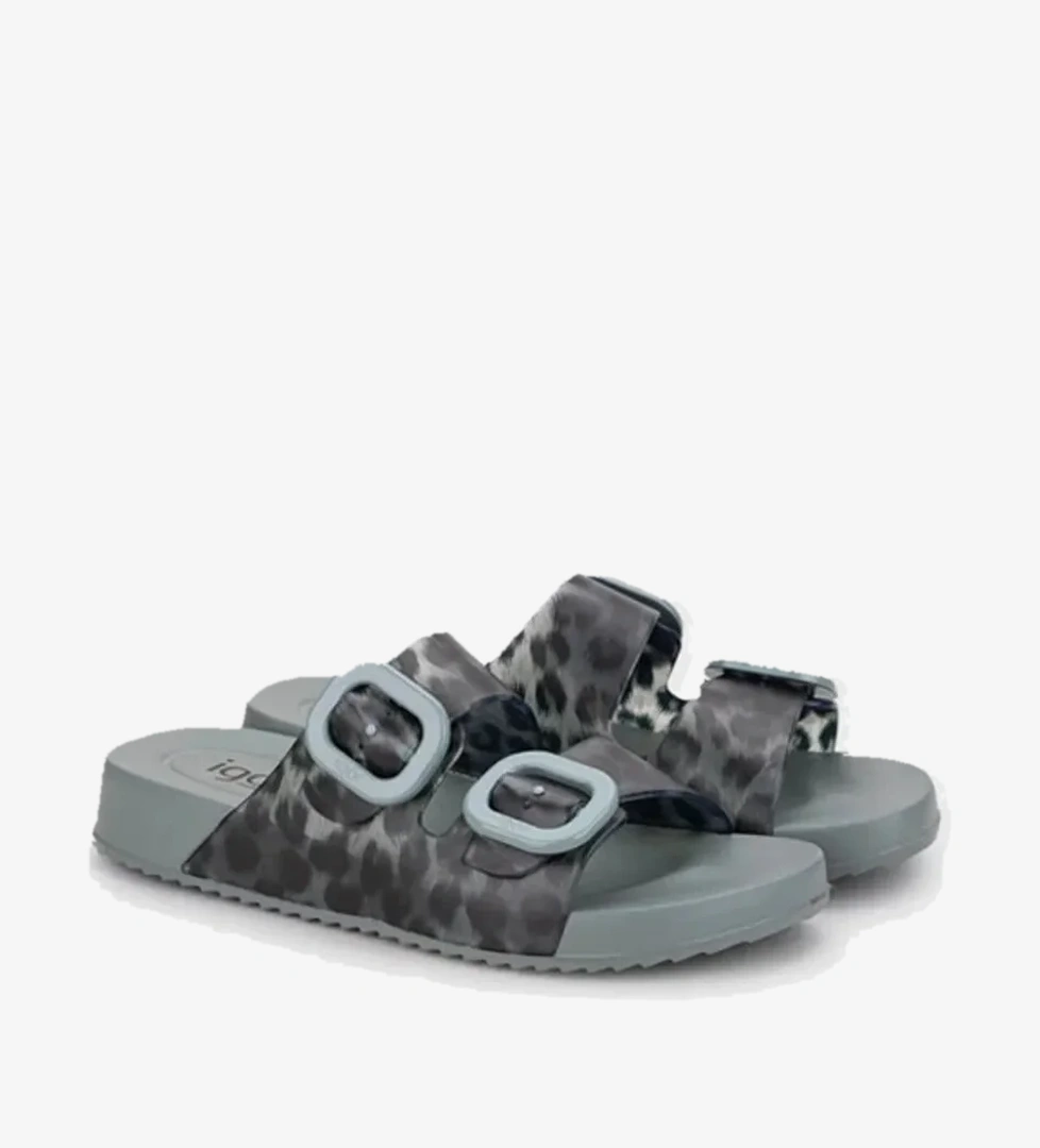 Igor S10336-013 Habana Verde Çift Tokalı Kadın Terlik model görseli