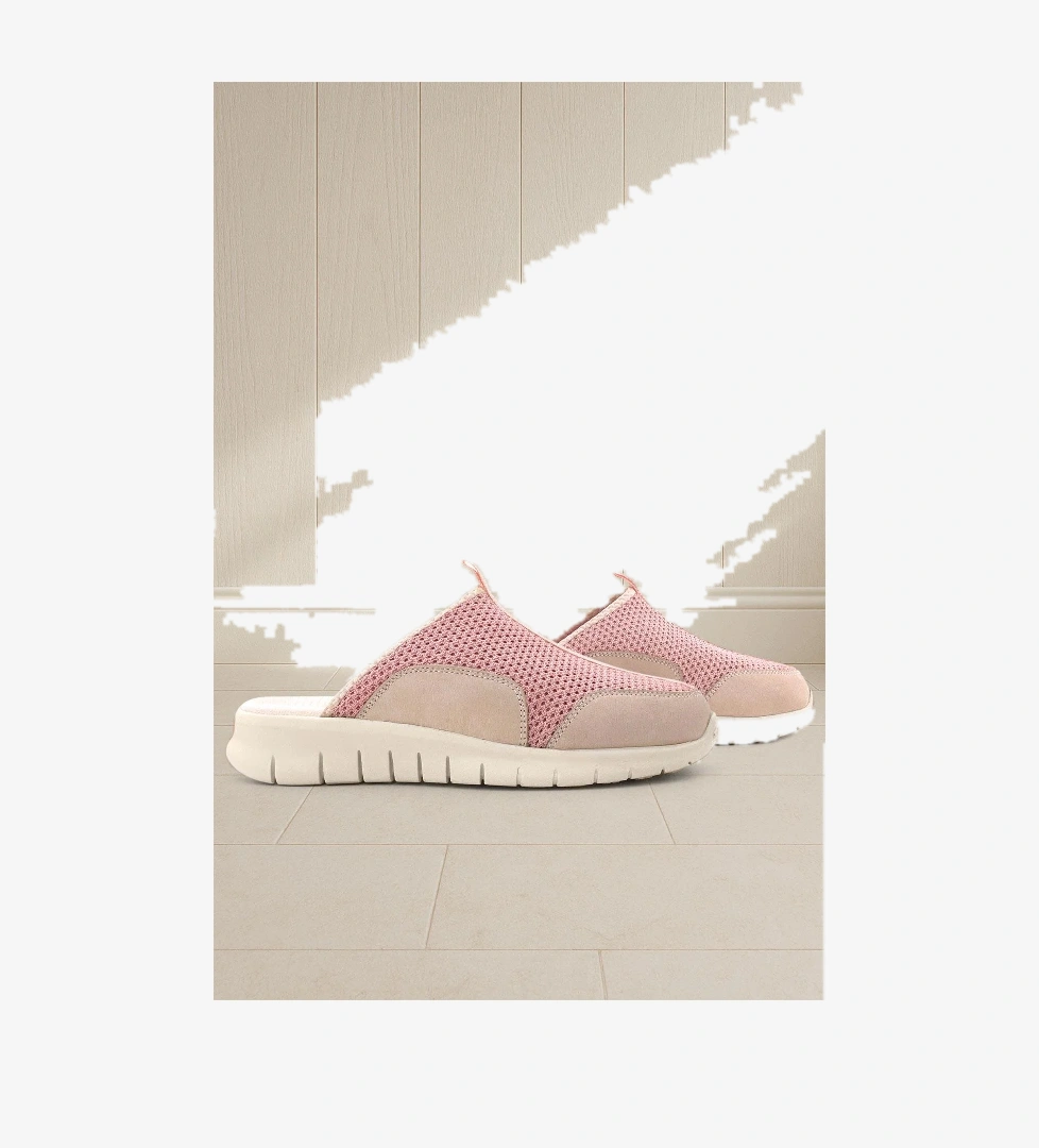 Medikal Pudra Krem Tabanlı Comfort Spor Terlik - Görsel 1