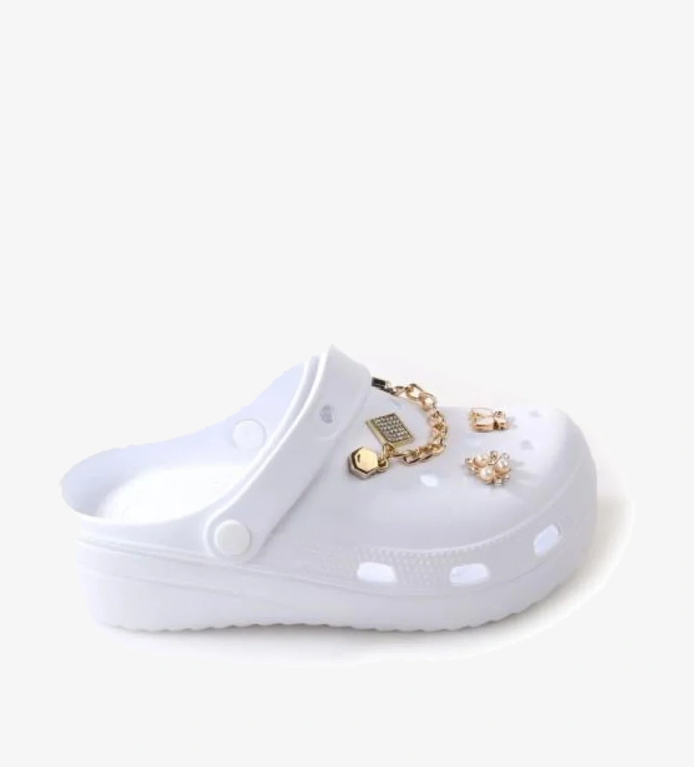 Papuçcity Apella E-800 Orto Pedik Yüksek Taban Hastane Plaj Kadın Taşlı Eva Terlik model görseli