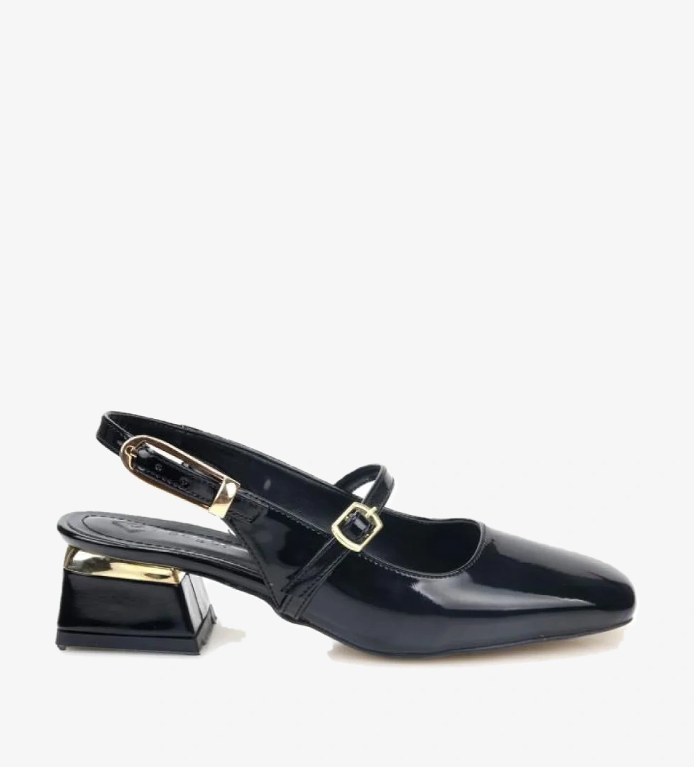 Pisagor Ps-33710 Arkası Açık Kadın Topuklu Ayakkabı