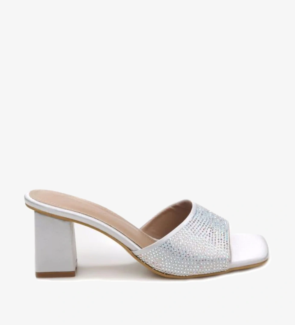 Pi̇sagor Pisagor Ps-33580 Kadın Topuklu Taşlı Terlik model görseli