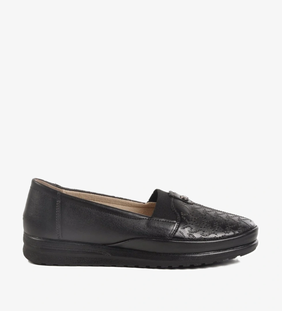 Ayakmod Siyah Jel Taban Anatomik Kadın Casual Ayakkabı 236 Z model görseli