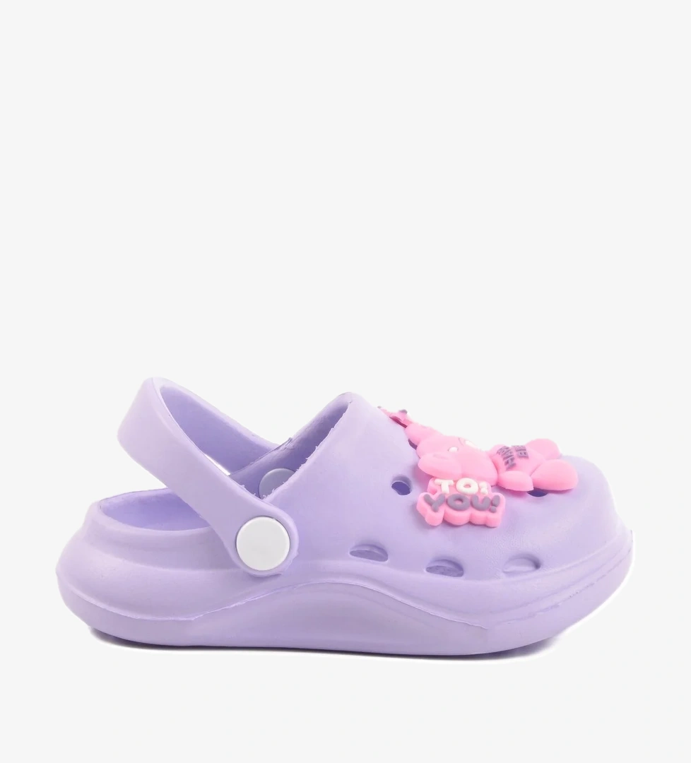 Lila Eva Hafif Kız Çocuk Sabo Terlik 303 B