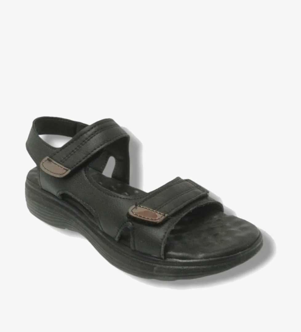 805-25 Deri Anatomik Cırt Bant Kadın Sandalet