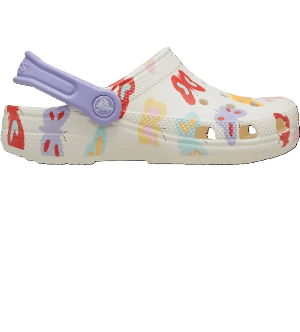 Classic Butterfly Graphic Kız Çocuk Terlik 211255 - Görsel 1