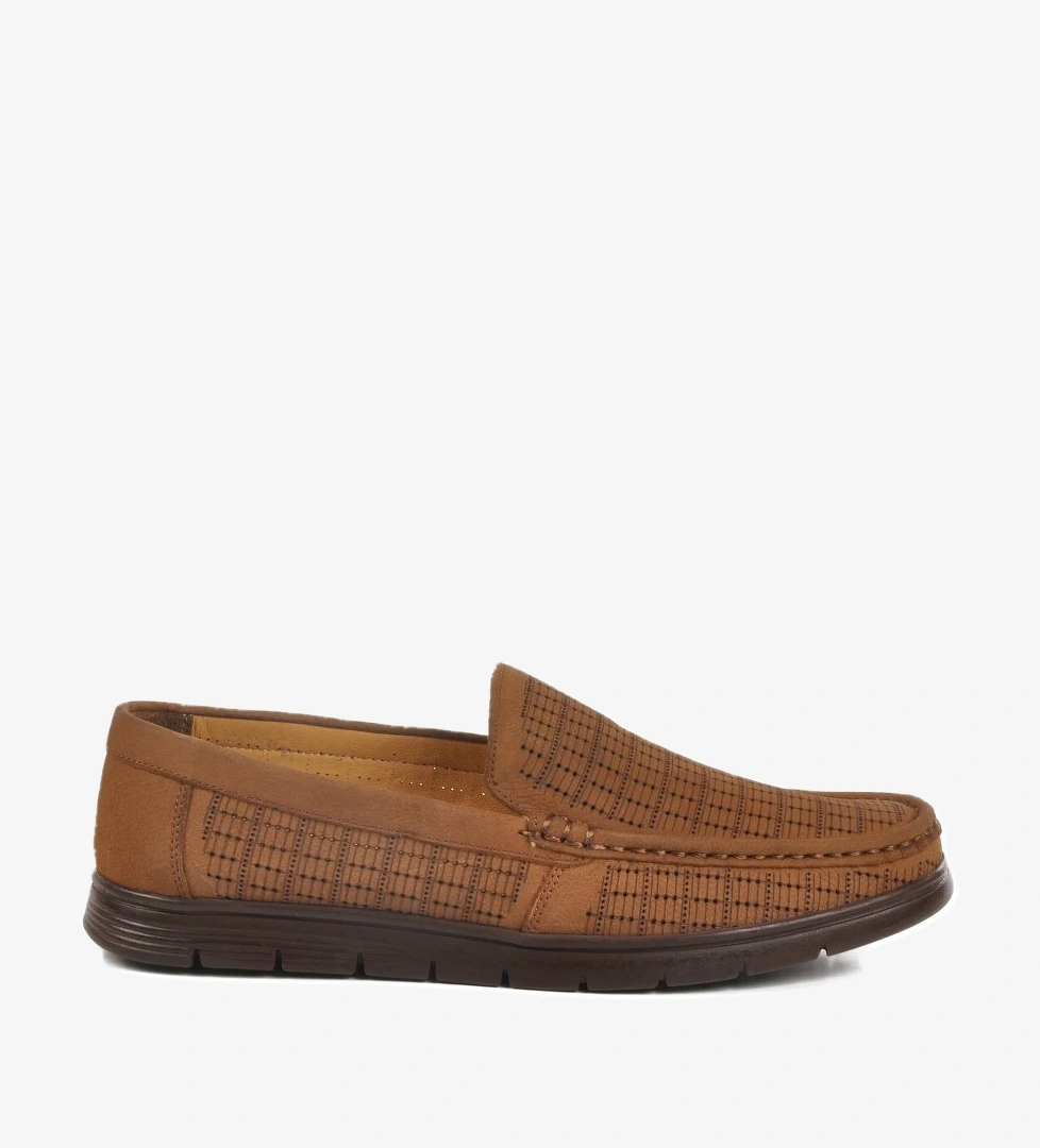 Aspor Taba Nubuk Hakiki Deri Jel Taban Anatomik Erkek Casual Ayakkabı