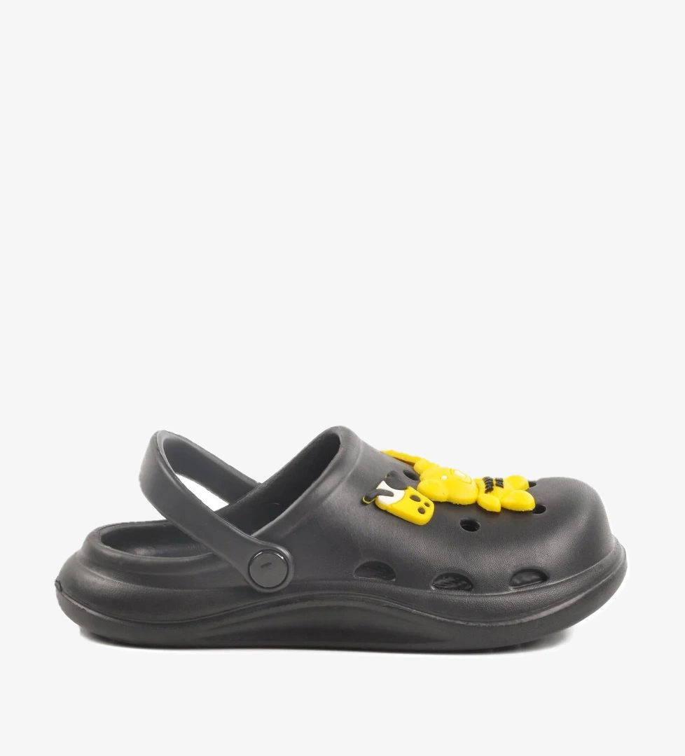 Aspor Siyah Kız Çocuk Sabo Terlik