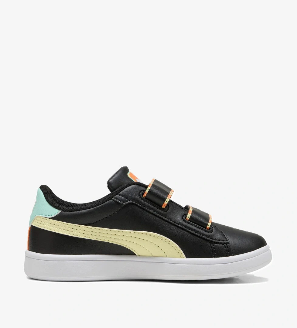 Puma Smash 3.0 Playdate V Siyah Erkek Çocuk Sneaker