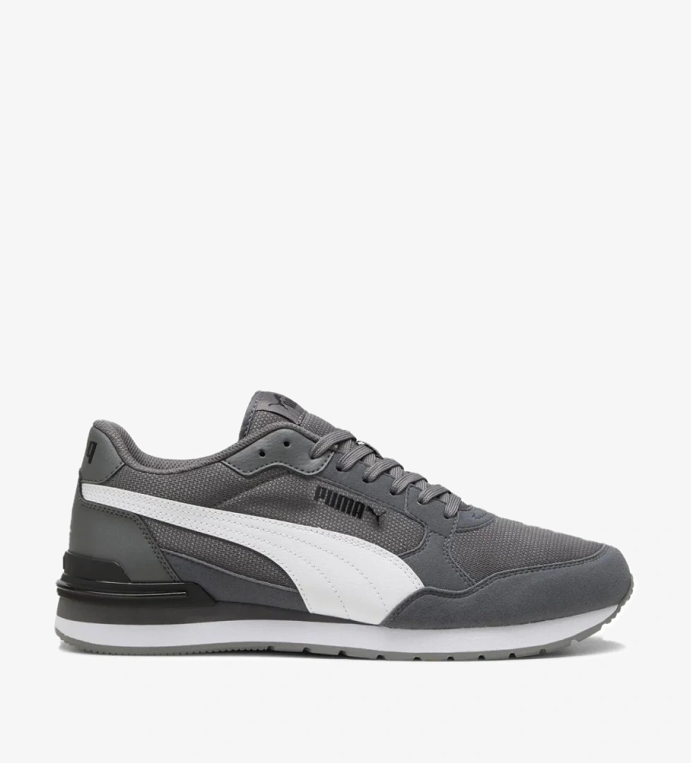 Puma S Runer V4 Mesh Erkek Gray Wht Spor Ayakkabı 399666-03 model görseli