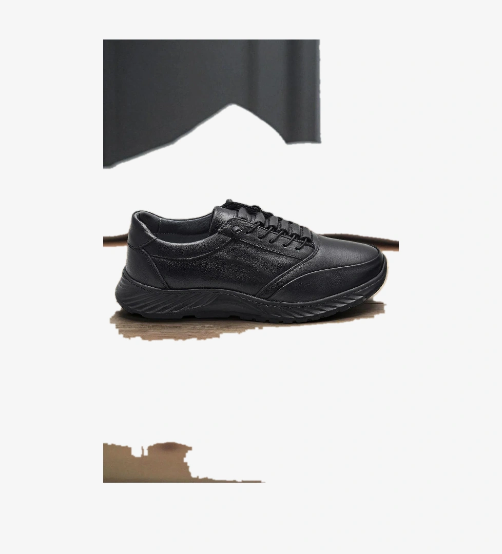 Ispartalılar 3400A Ortopedik Taban Günlük Hakiki Deri Erkek Ayakkabı Casual Erkek Deri Ayakkabı model görseli