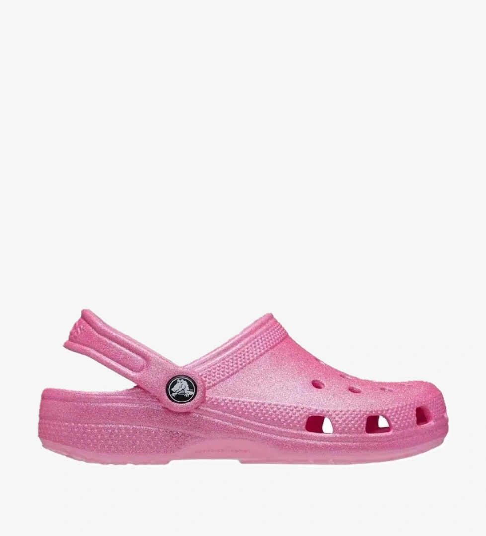 Classic Glitter Clog K Çocuk Pembe Terlik 206993-6s0 - Görsel 1