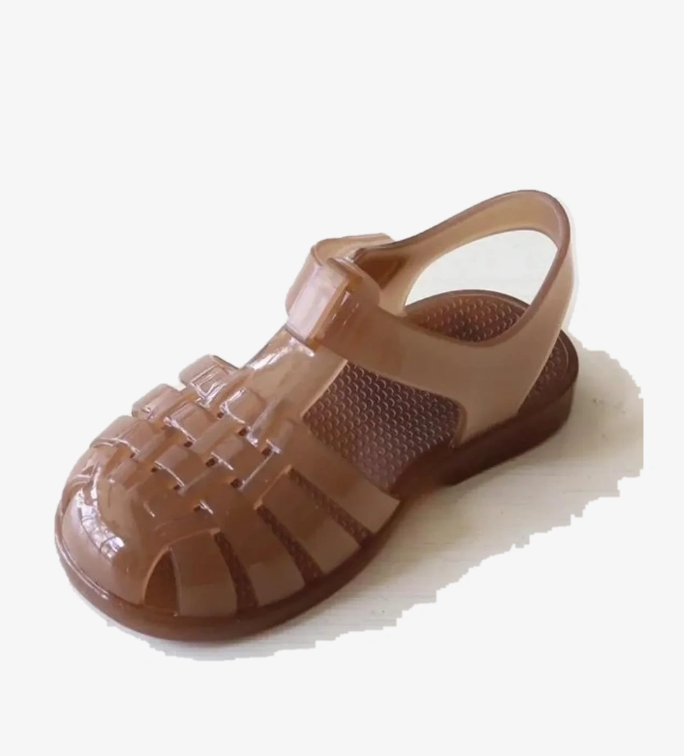 Clasıca Crıstal Çocuk Kahverengi Sandalet Bb338-igr309