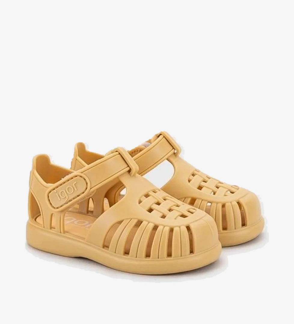 S10271 Tobby Solıd Çocuk Turuncu Sandalet S10271-igr267