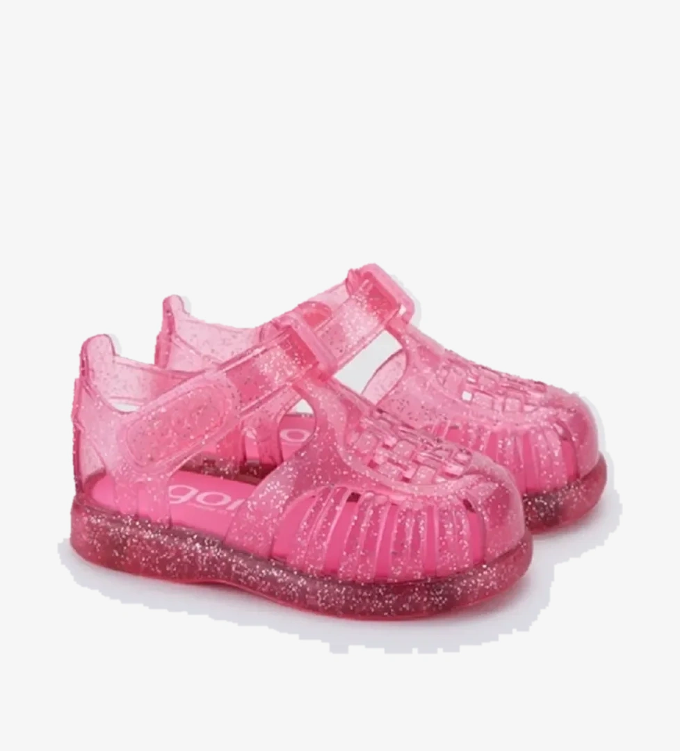 Tobby Gloss Glitter Çocuk Pembe Sandalet S10308-igr057 - Görsel 1