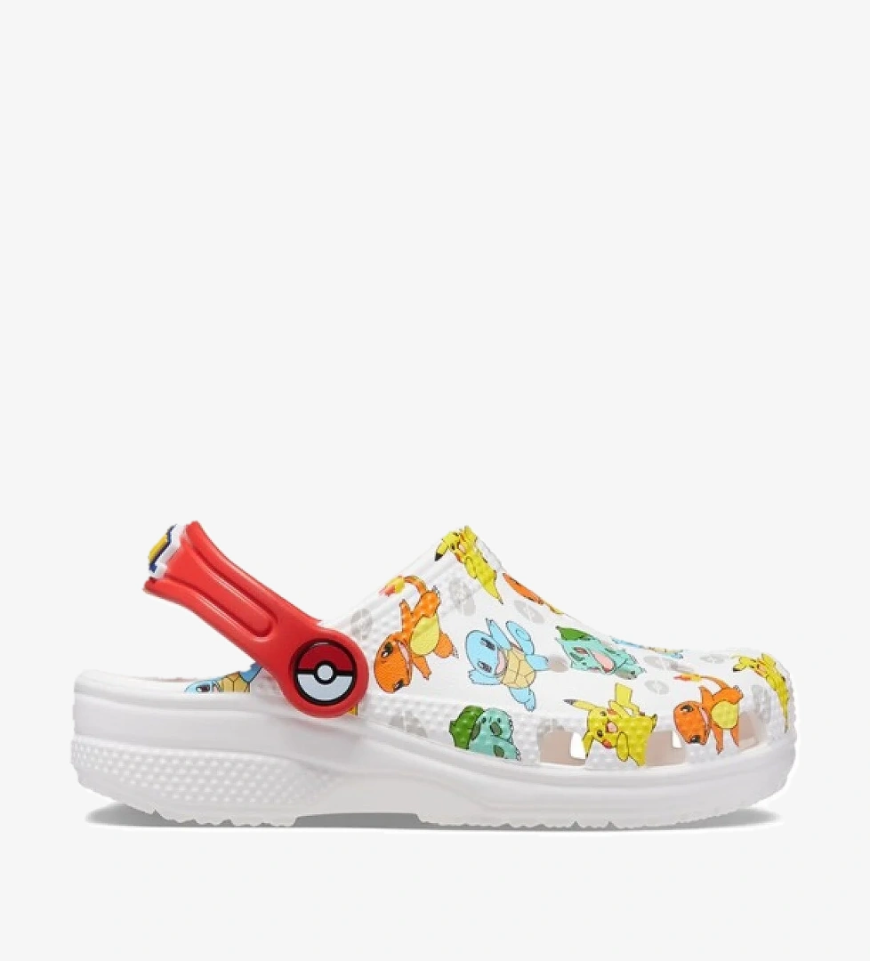 Crocs Pokemon Classic Clog K Çocuk Beyaz Sandalet 207739-94s model görseli