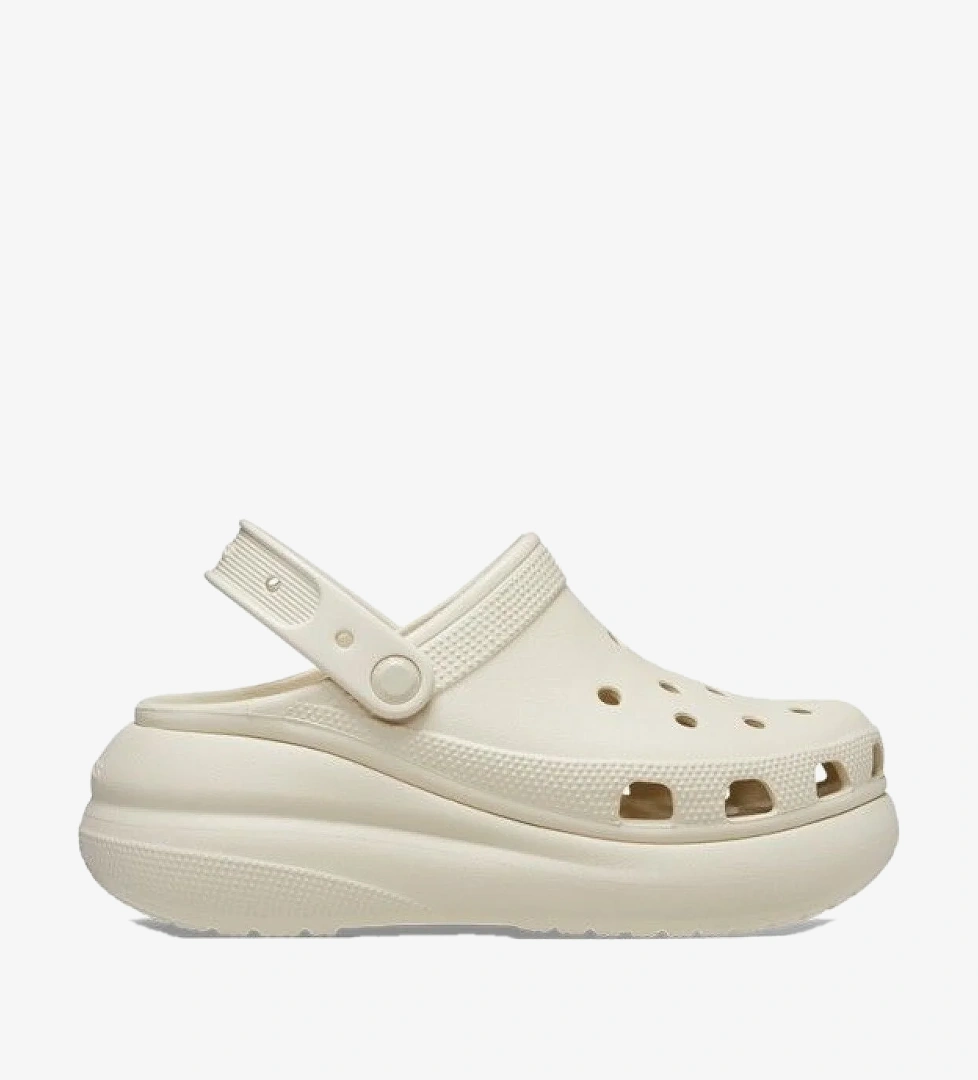 Crocs Classic Crush Clog Kadin Bej Terlik 207521-2y2