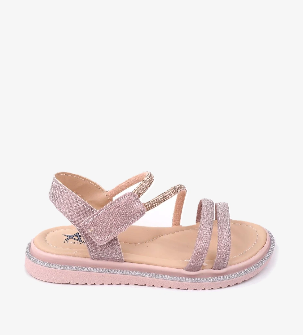 Arzn 4832 Kız Çocuk Ortopedik Rahat Taban Sandalet