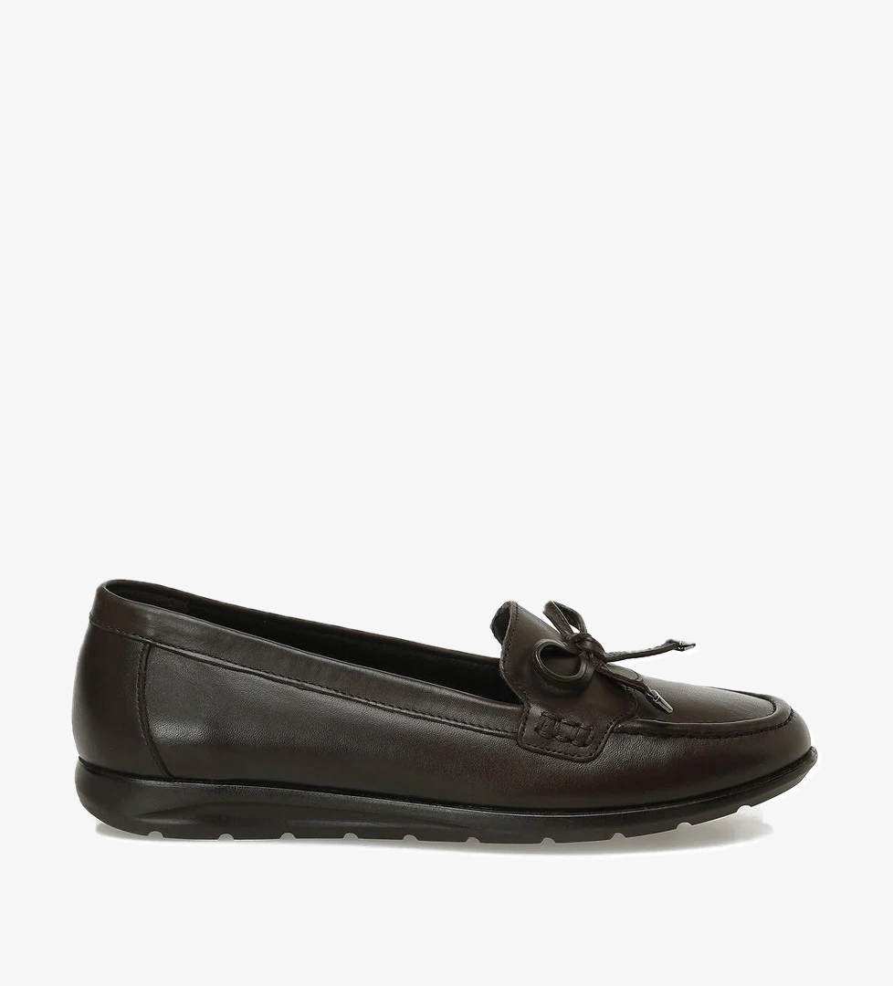 105615.Z5PR Kahverengi Kadın Loafer - Görsel 1