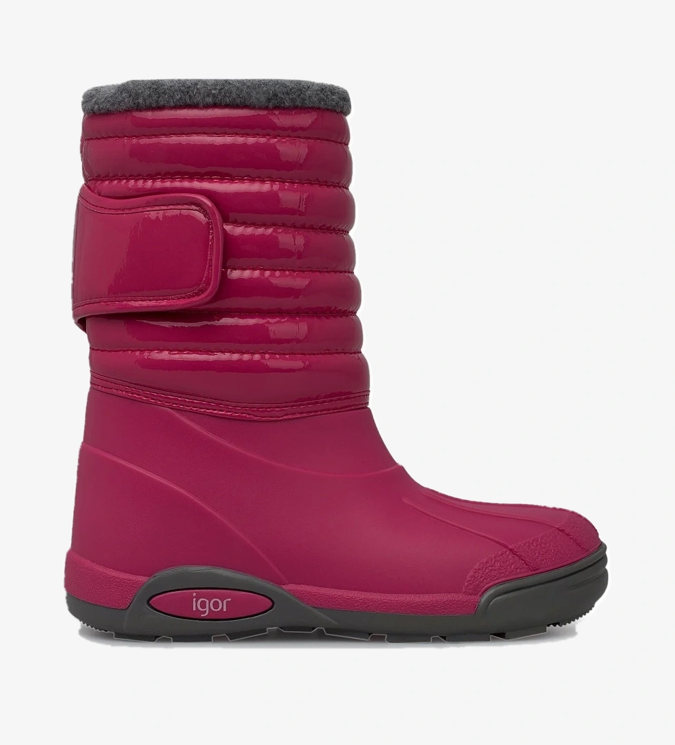 Topo Ski Charol Kadin Pembe Çizme W10168-igr007