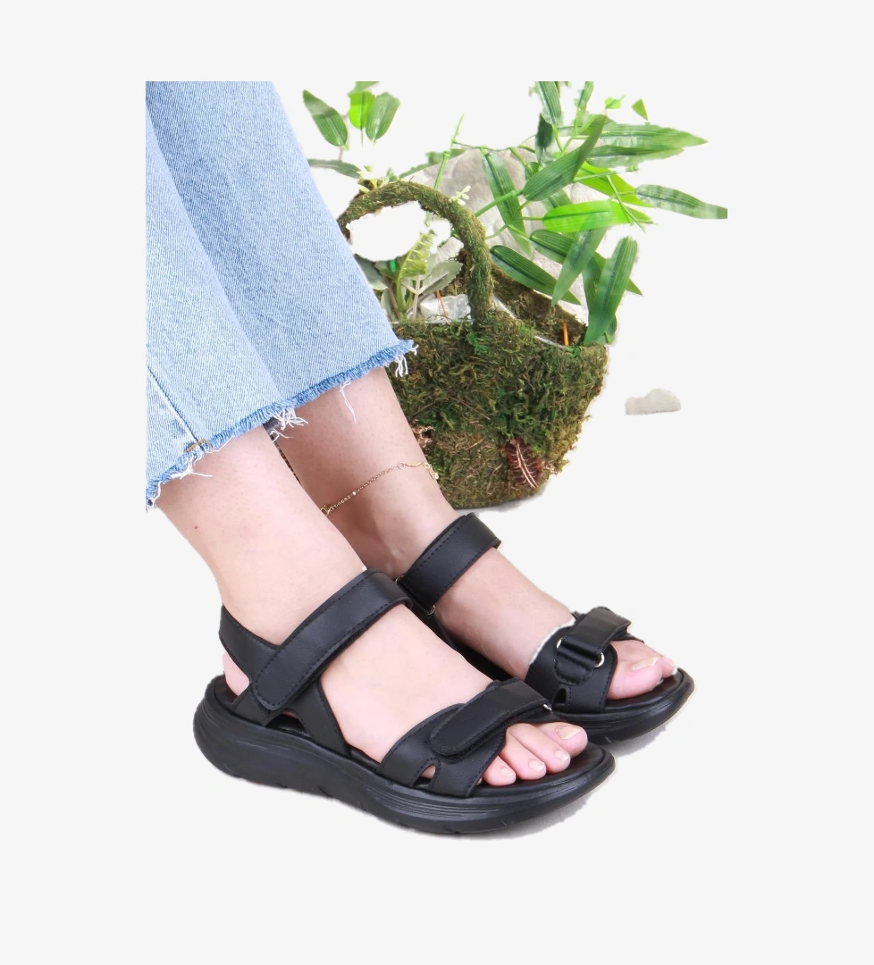 35377 Diva Com Rahat Çırtlı Kadın Sandalet