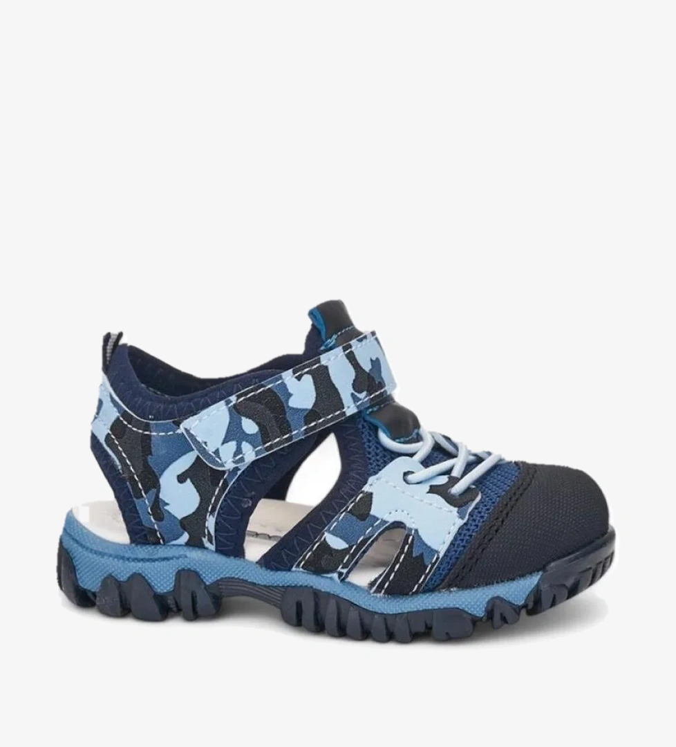 Arzen 03324 Ortopedik Erkek Çocuk Önü Kapalı Sandalet Ayakkabı