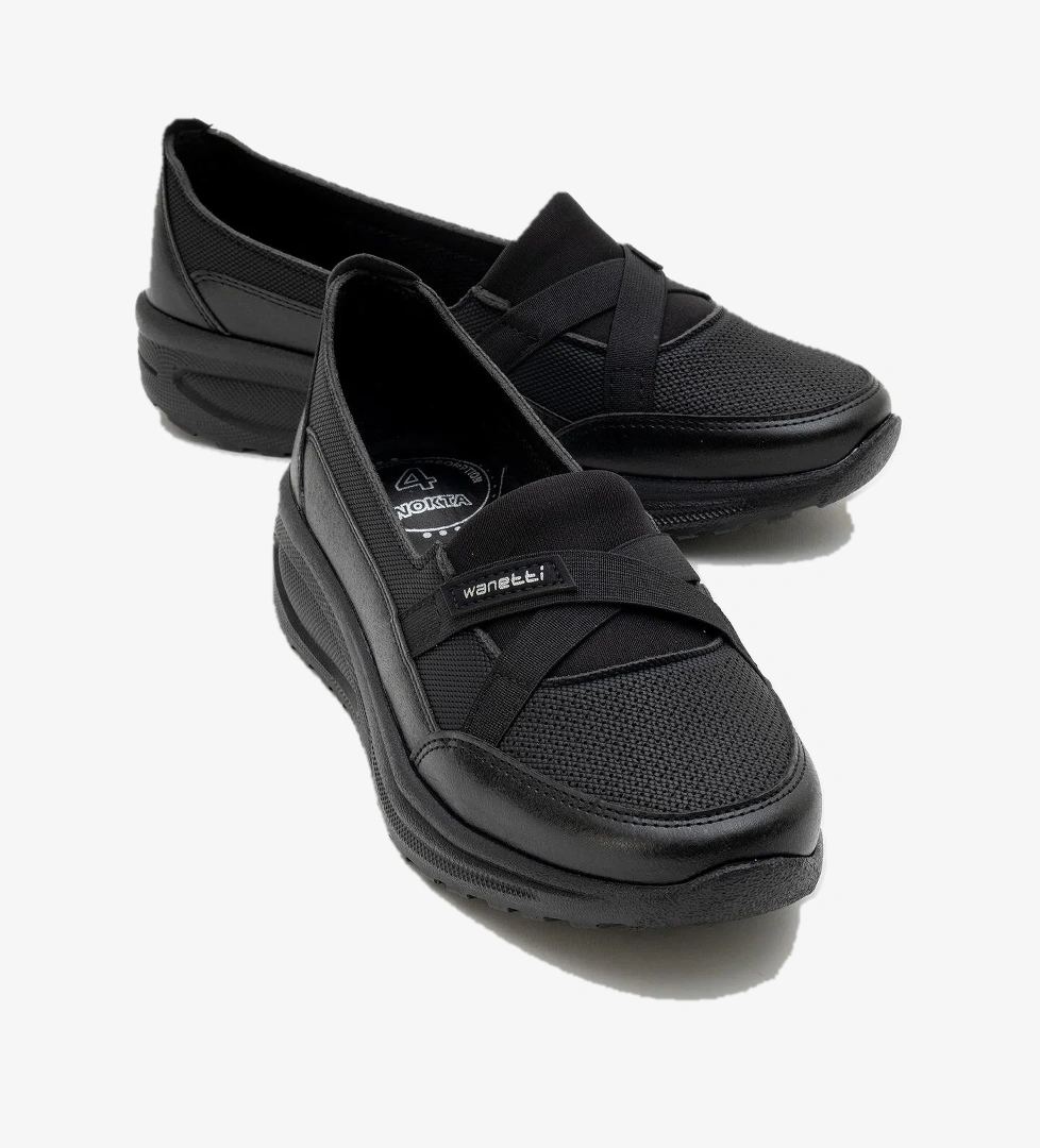 Ccway Günlük Kadın Ayakkabı SİYAH KOT model görseli