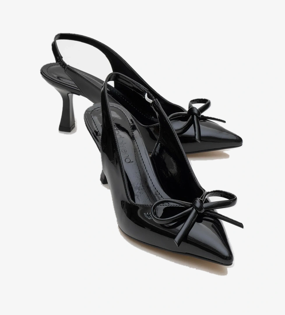 Kadın Topuklu Ayakkabı SİYAH RUGAN