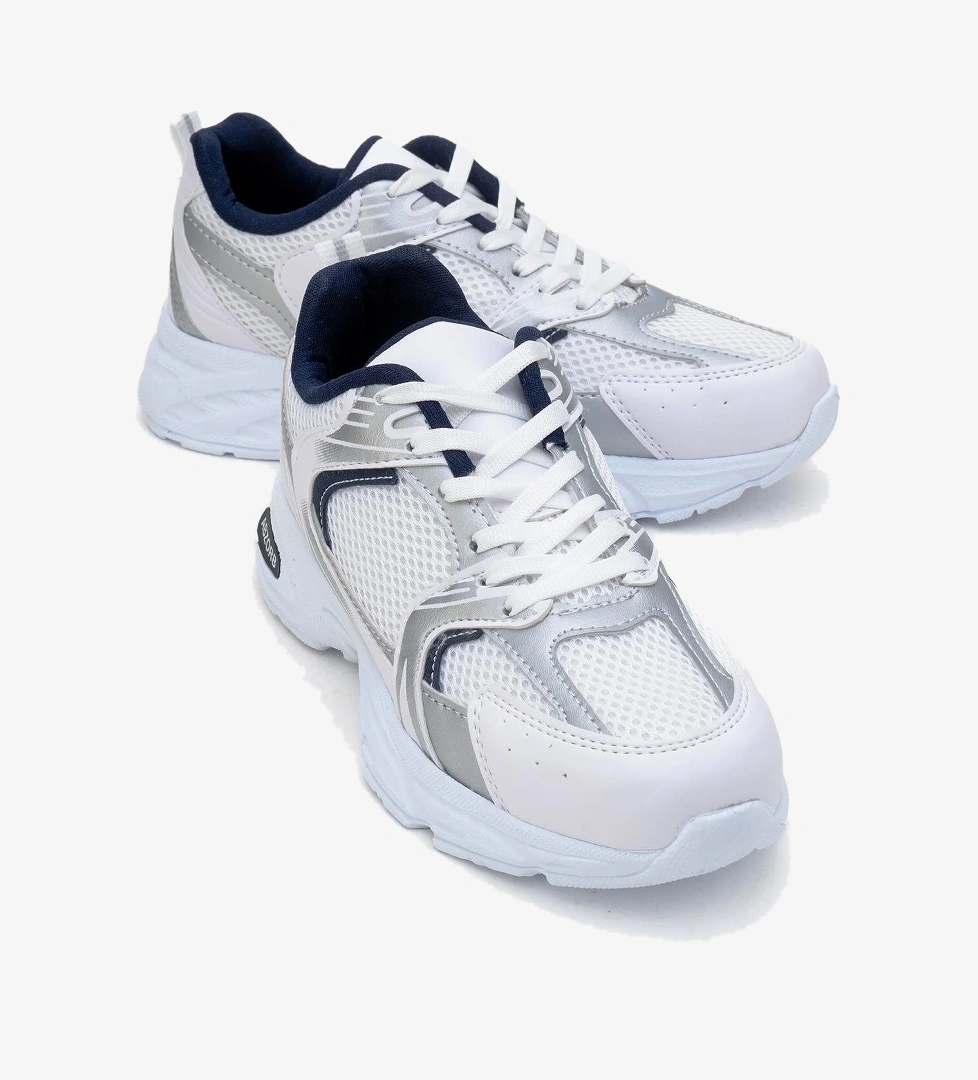 Kadın Anorak Yüksek Taban Spor Ayakkabı BEYAZ LACİ