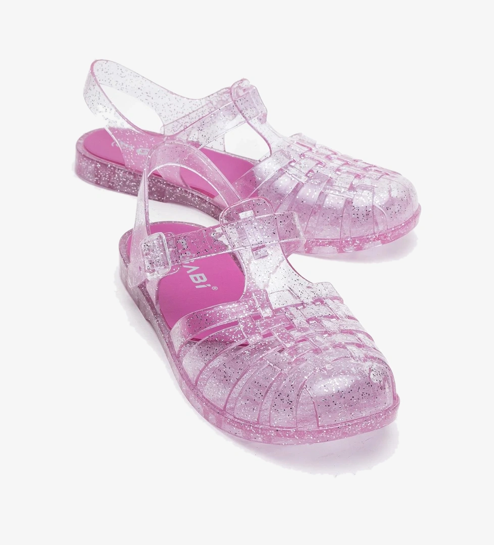 Önü Kapalı Plaj Sandalet LİLA SİMLİ