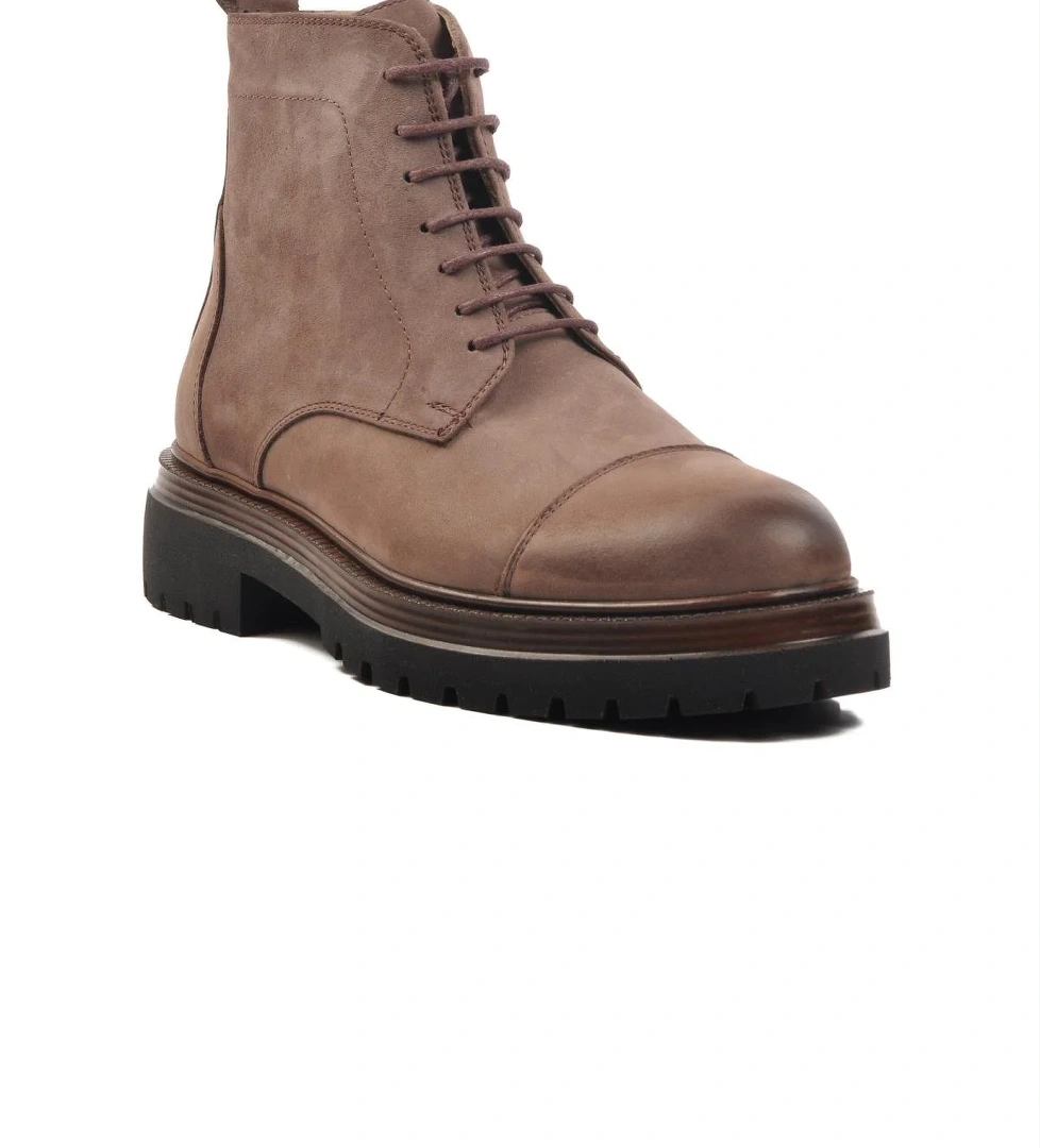 Br-45002 M Vizon Nubuk Hakiki Deri Erkek Bot