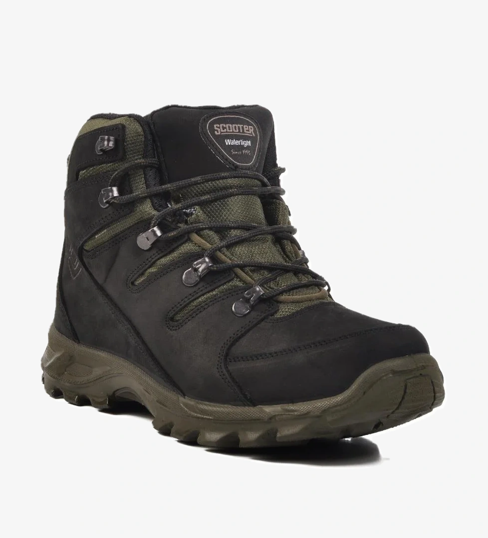 M5558 M Siyah Nubuk Su Geçirmez Erkek Outdoor Bot - Görsel 1