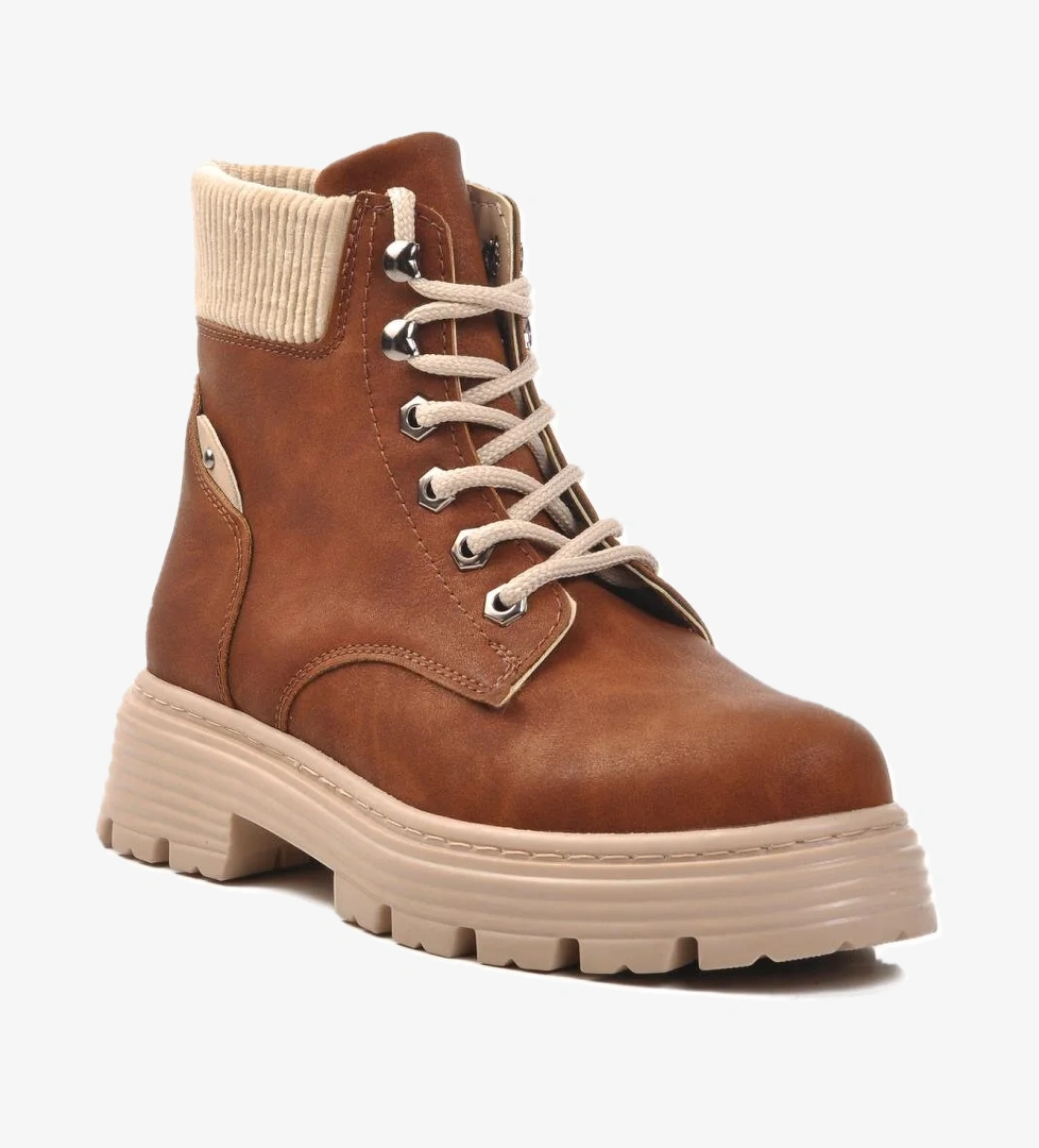 FO223 G Kahve-Bej Kadın Bot