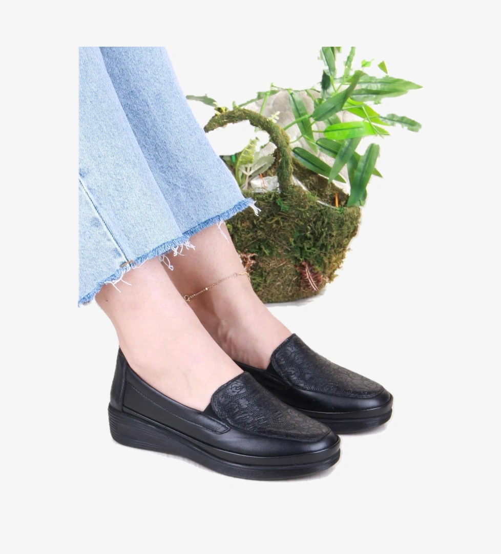 428203 Anatomik Rahat Esnek Hakiki Deri Kadın Ayakkabı - Görsel 1