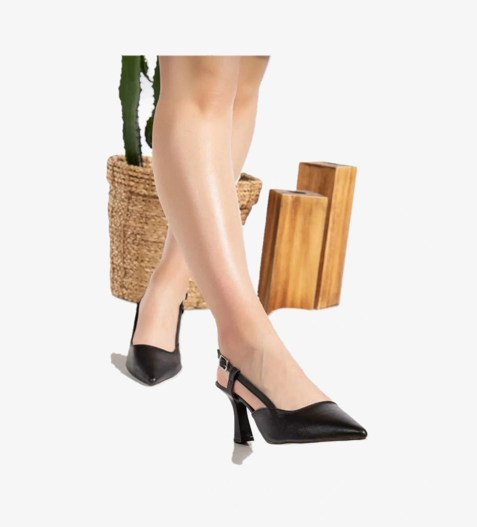 Zara 8 cm Kadın Topuklu Ayakkabı - Görsel 1