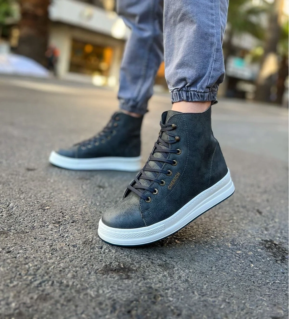 Bağcıklı Erkek Sneaker Bot Antrasit