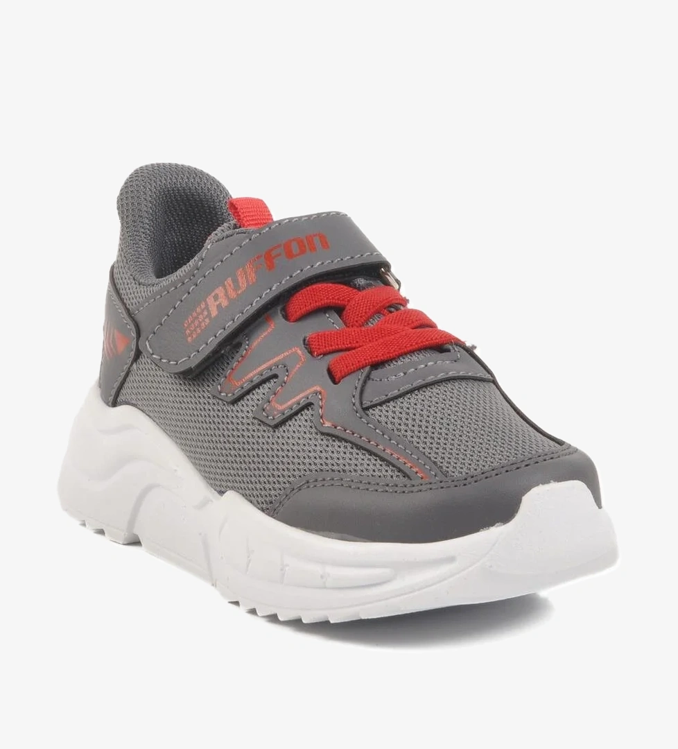 Ruffon 2320 F Füme-Kırmızı Çocuk Spor Ayakkabı
