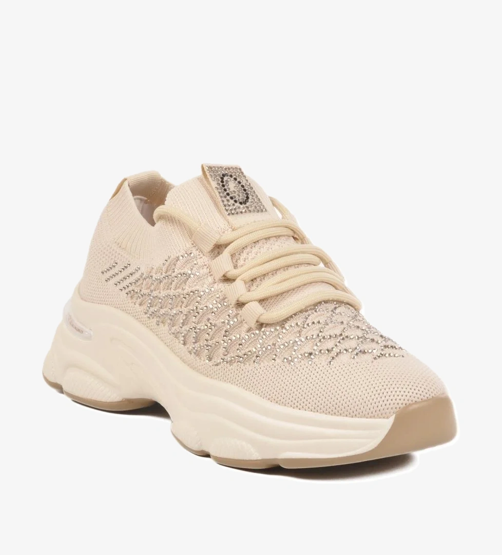 Walkway Siyah Anatomik Taban Krem Voyager Triko B064 Kadın Z Günlük Ayakkabı model görseli