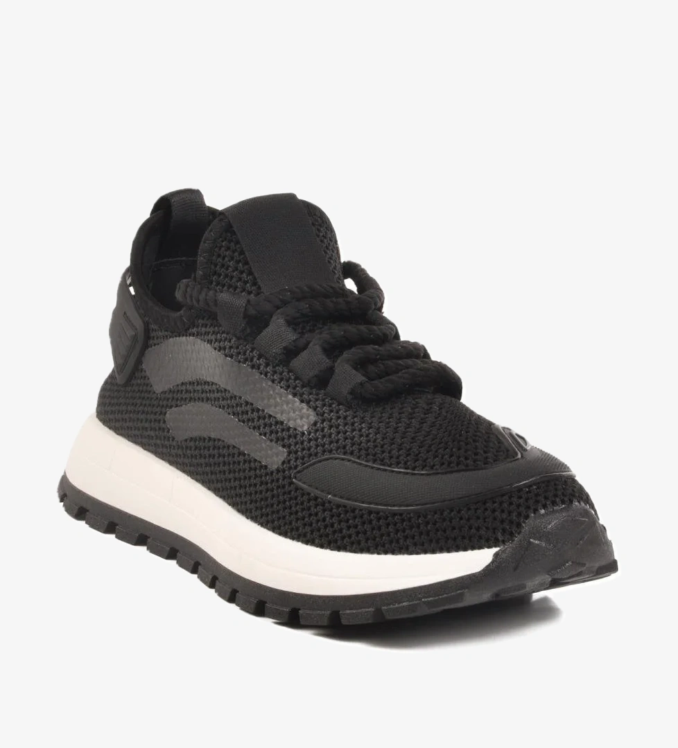 Nepal M Hava Alabilen Siyah-Beyaz Erkek Spor Ayakkabı