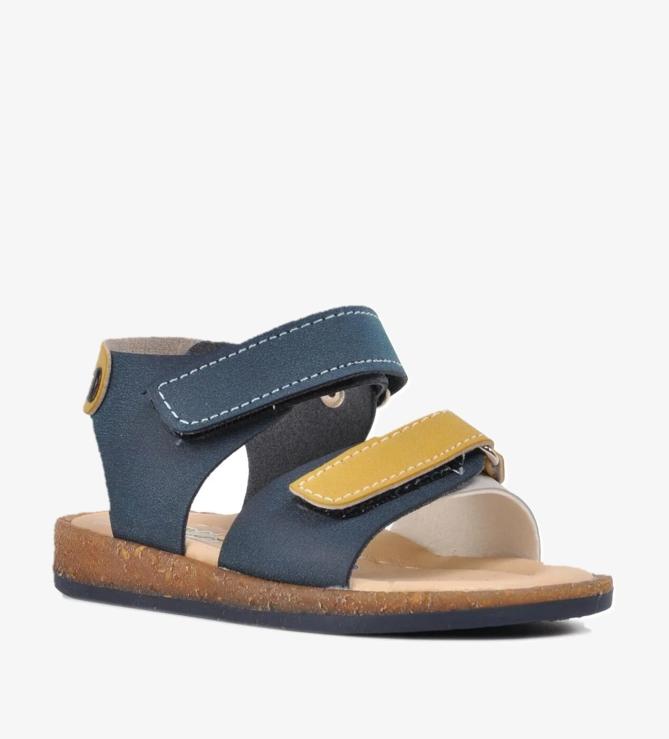 Şiringenç 210109 Lacivert-Bej-Hardal Comfort Erkek Çocuk Sandalet