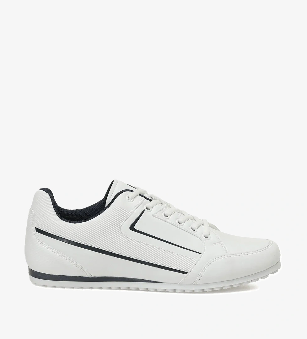 BORIS 5PR Beyaz Erkek Sneaker - Görsel 1