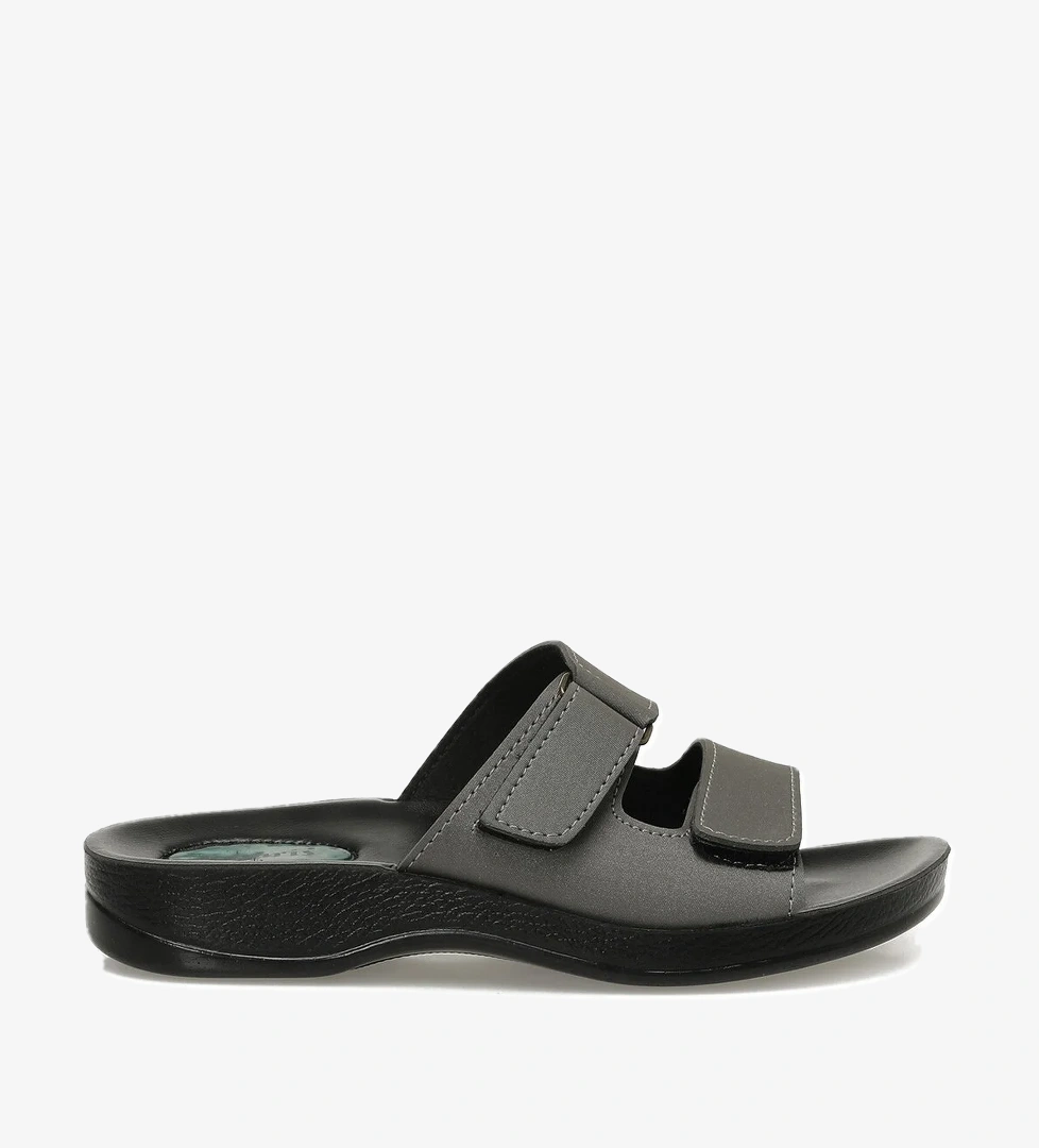 607015.Z5PR Antrasit Kadın Terlik - Görsel 1