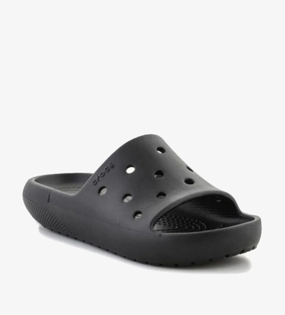 Crocs Crocs Siyah Classic Slide v2 Unisex Spor Terlik 209401-001 Sandalet & Terlik | Flo Siyah - 1. görsel