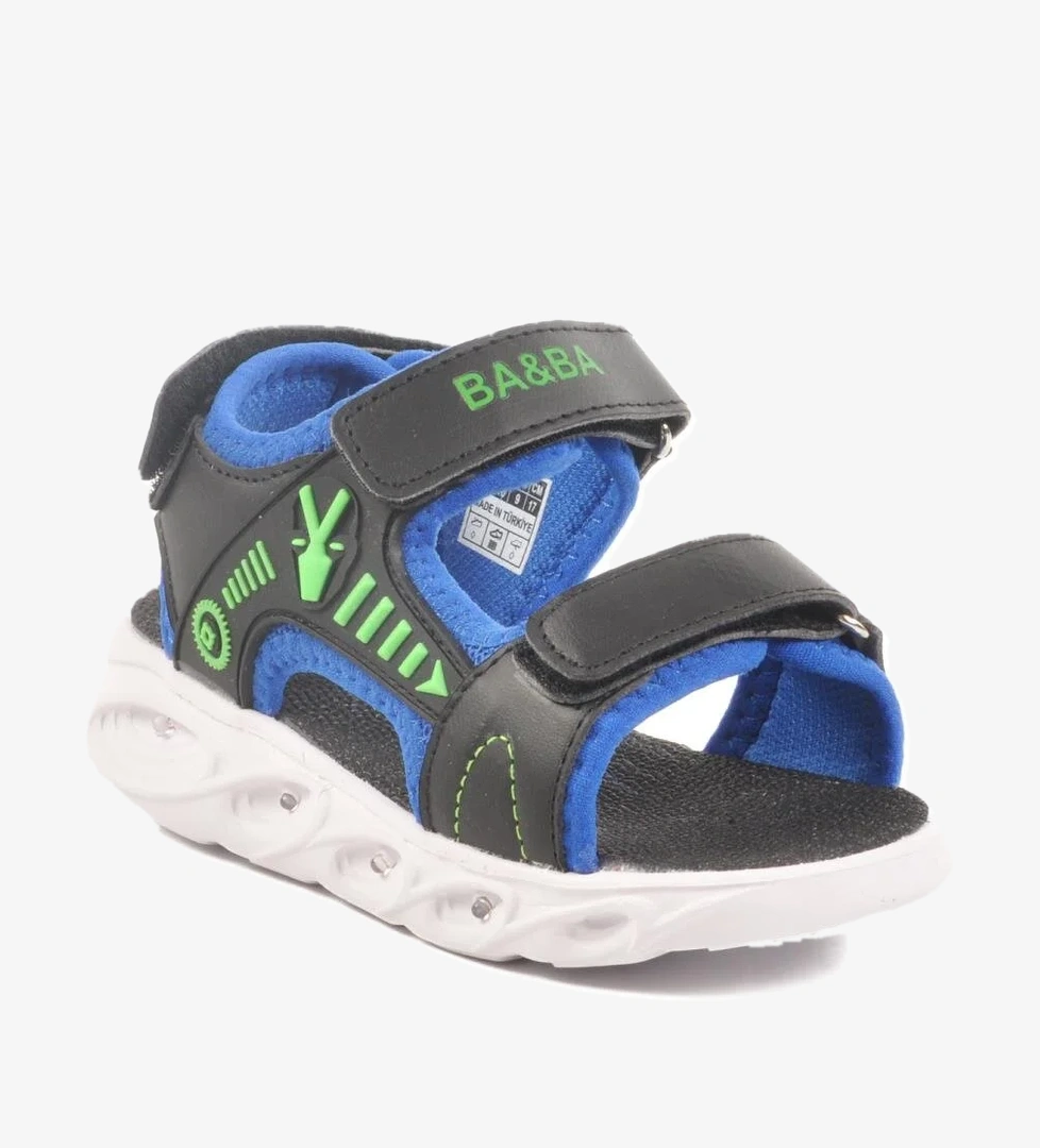 Walkway 018125 P Siyah-Saks Çocuk Sandalet Ba &amp; Ba model görseli