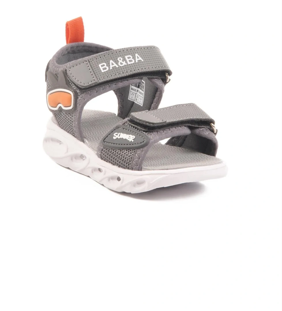 018127 P Füme Çocuk Sandalet Ba & Ba