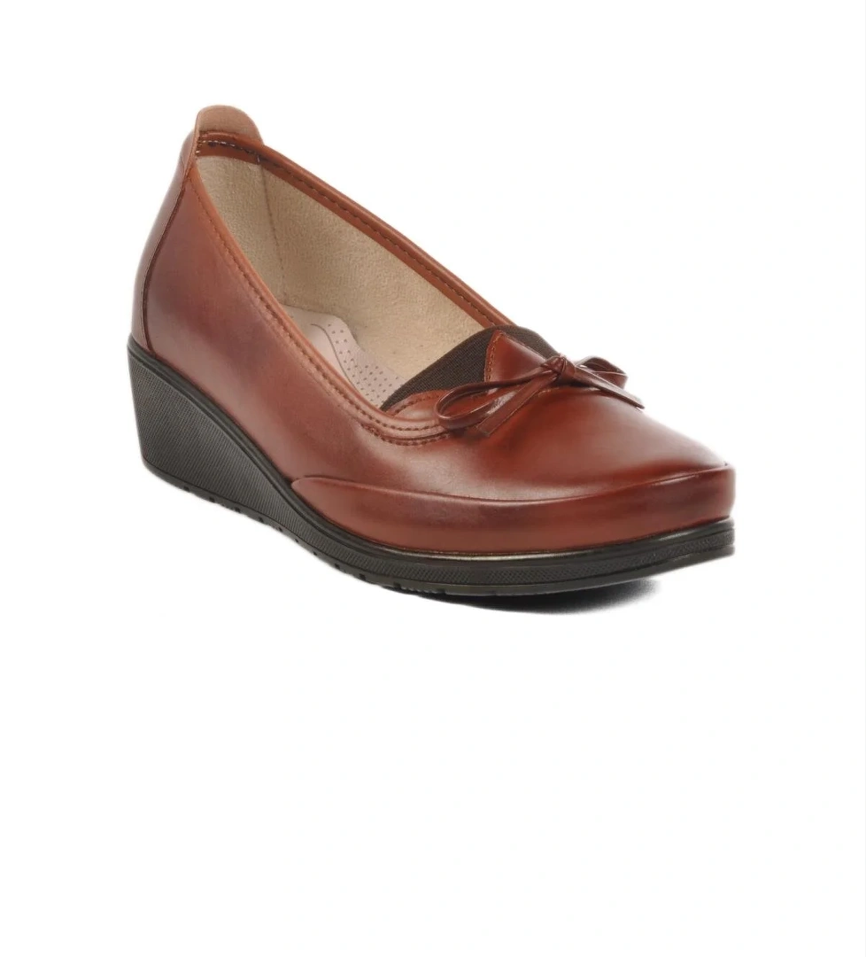 101 Z Topuk Jelli Taba Kadın Günlük Ayakkabı