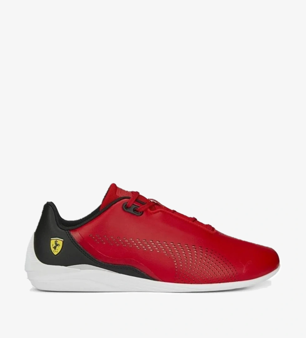 307193 Ferrari Drift Cat Decima Spor Ayakkabı Kırmızı-Siyah - Görsel 1